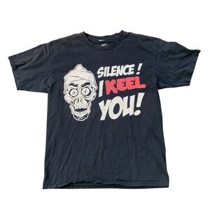 Jeff Dunham Black Tee with Skull Graphic